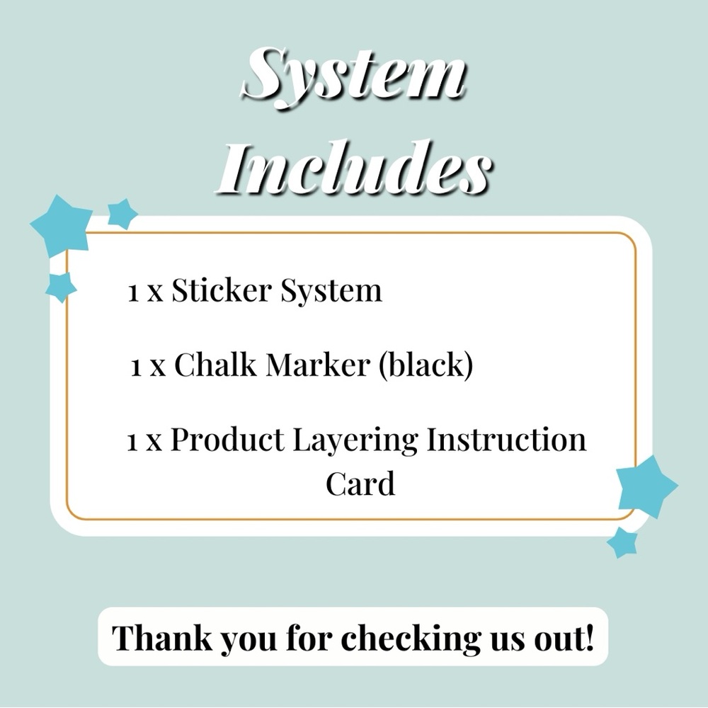 Daily Skincare Routine Sticker System, Routine Guide/Tracker - Picture 4 of 4